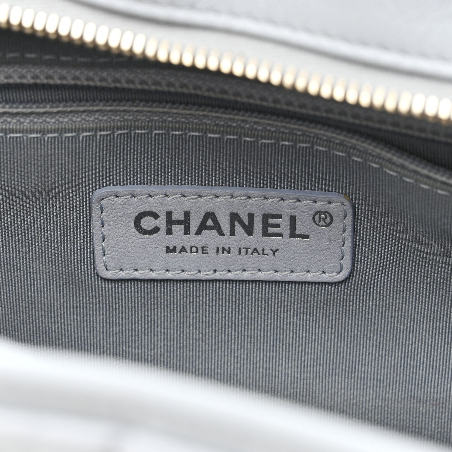 Chanel Aged Calfskin Quilted Medium Gabrielle Hobo Light Blue 6 of 10