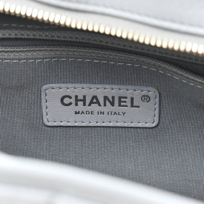 Chanel Aged Calfskin Quilted Medium Gabrielle Hobo Light Blue 6 of 10