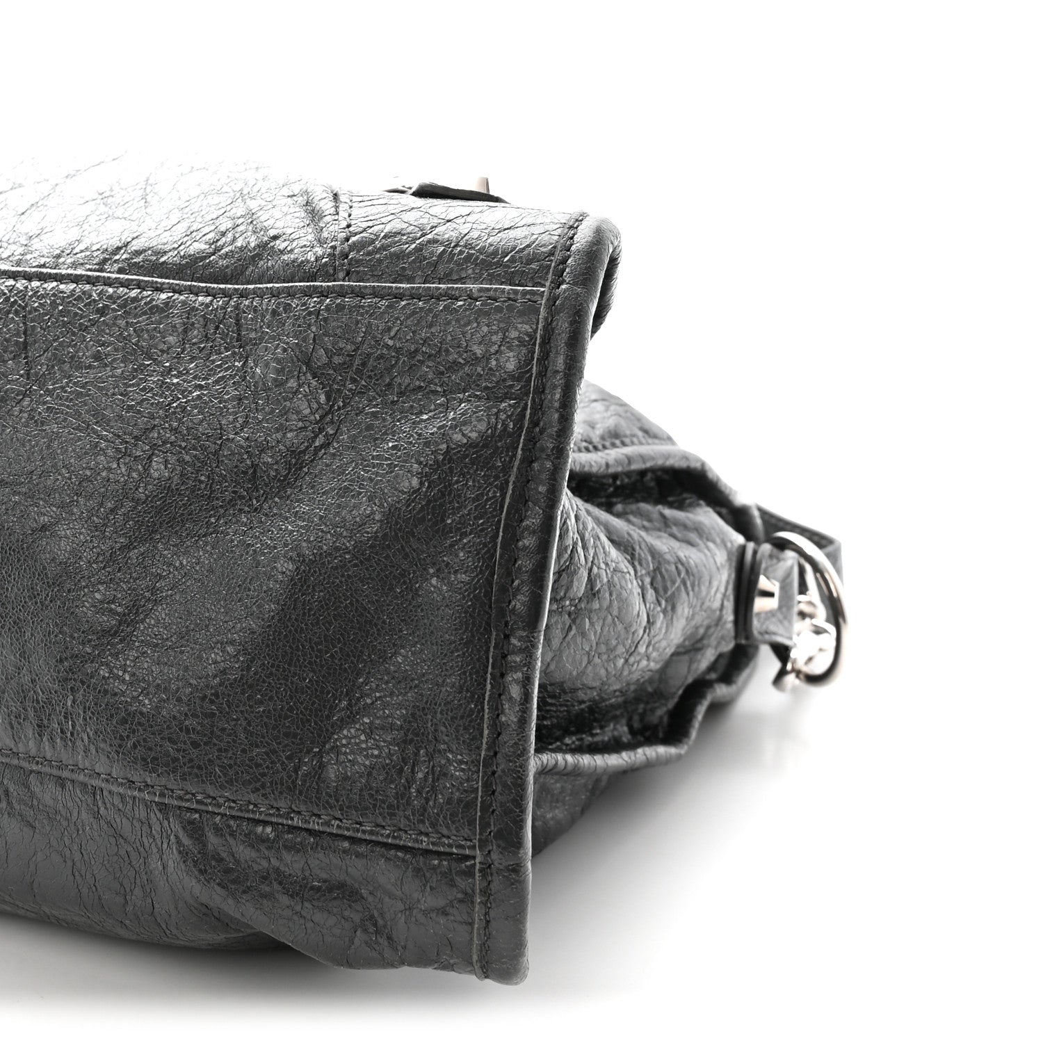 Balenciaga Agneau Classic Silver Hardware City Gris Fossile 10 of 10