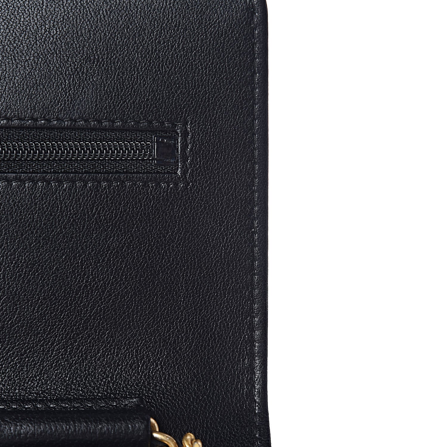 Chanel Lambskin Quilted Infinity Wallet On Chain WOC Black 10 of 15