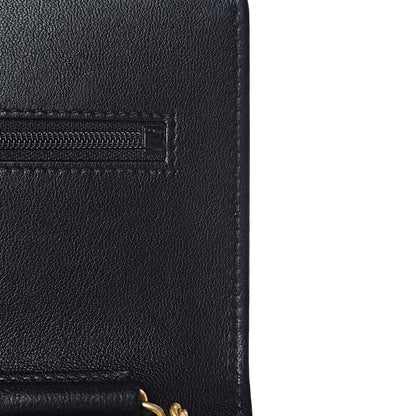 Chanel Lambskin Quilted Infinity Wallet On Chain WOC Black 10 of 15