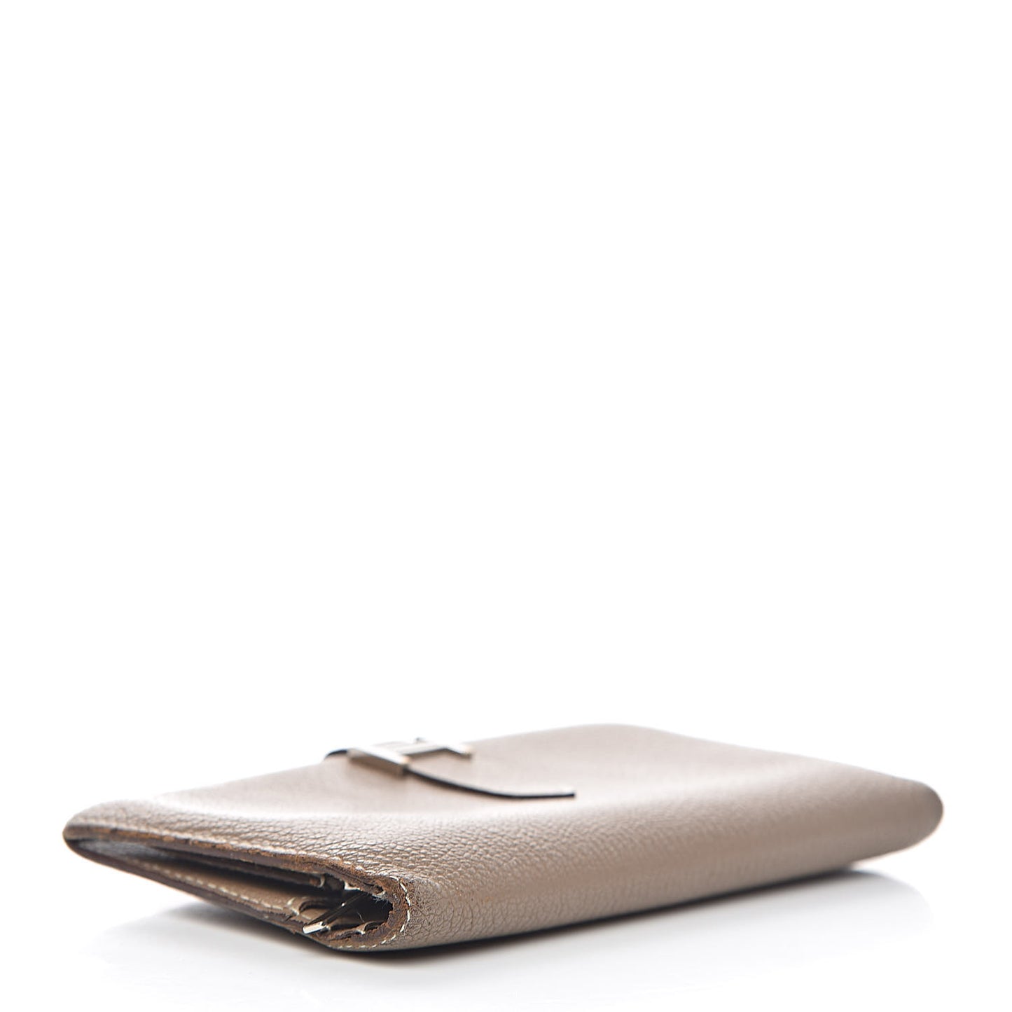 Chevre Mysore Bearn Gusset Wallet Etoupe