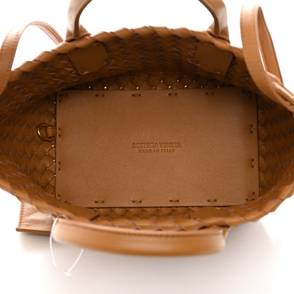 Bottega Veneta Nappa Intrecciato Mini Cabat Caramel 6 of 10
