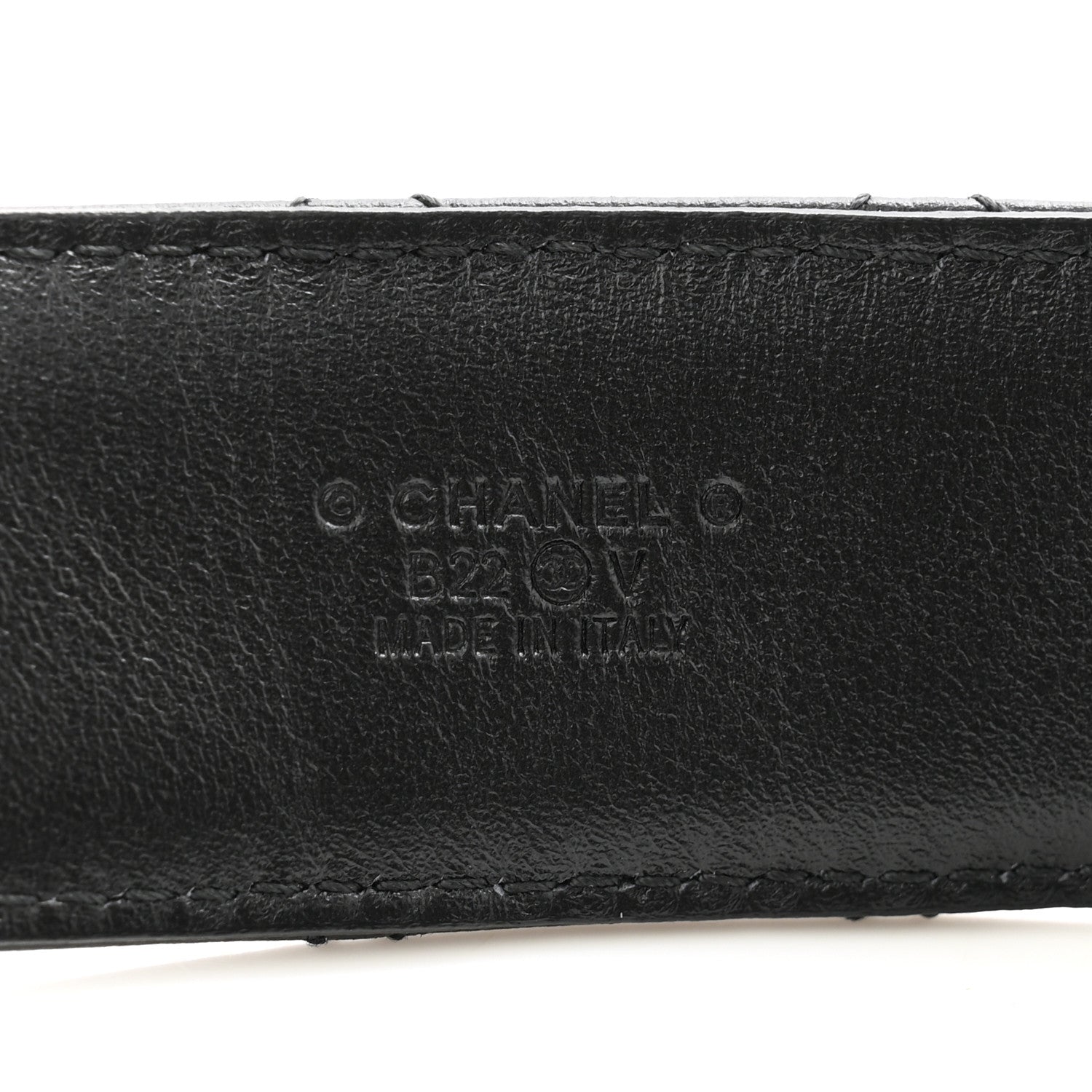 Chanel Calfskin Quilted CC Chain Belt 75 30 Black 5 of 7