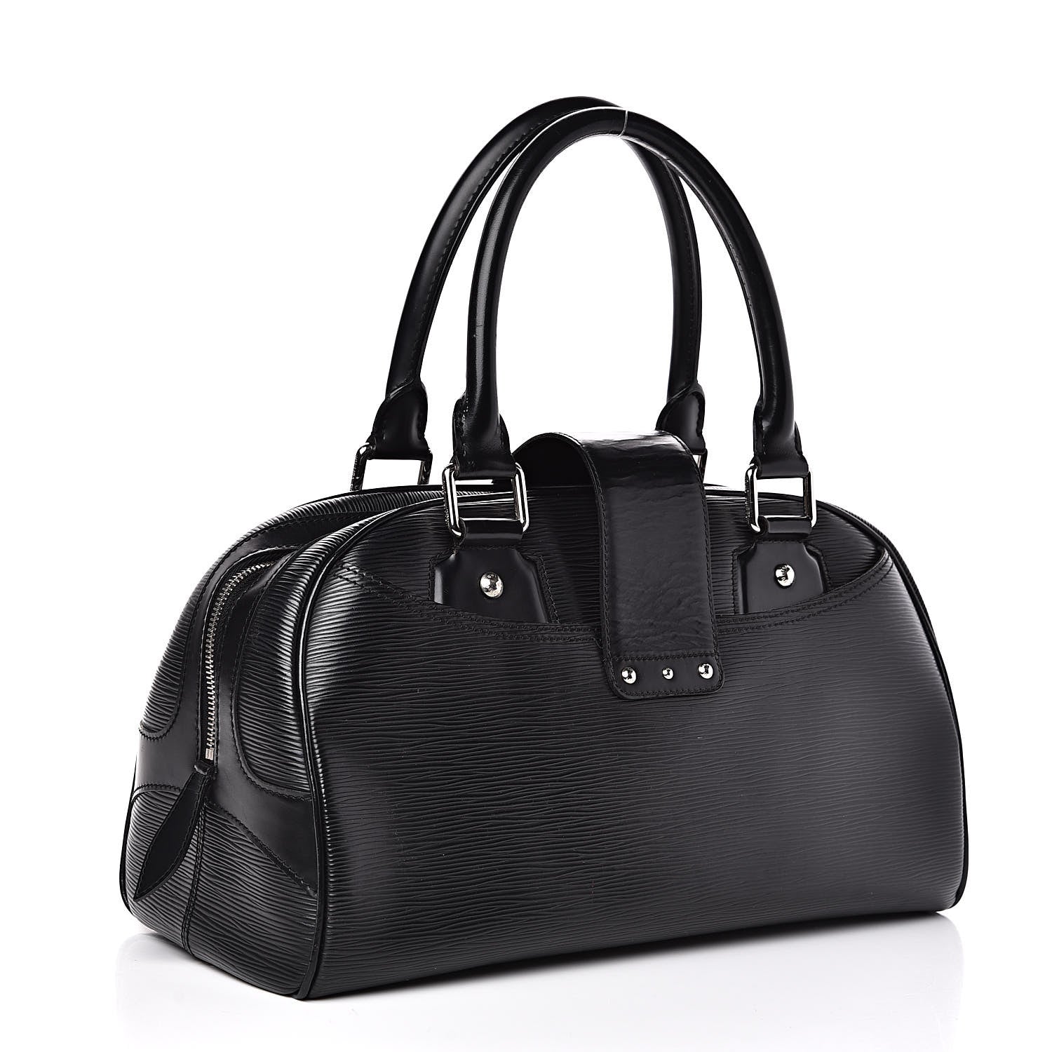 Louis Vuitton Epi Bowling Montaigne GM Black 3 of 17
