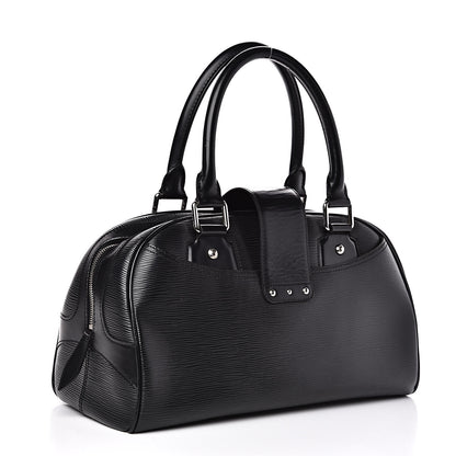 Louis Vuitton Epi Bowling Montaigne GM Black 3 of 17
