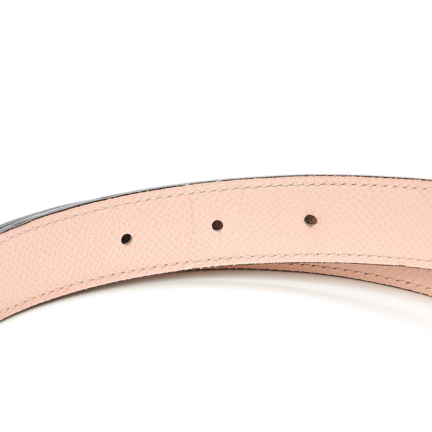 Swift Epsom 24mm Belt Strap 85 Bleu Indigo Pink Eglantine