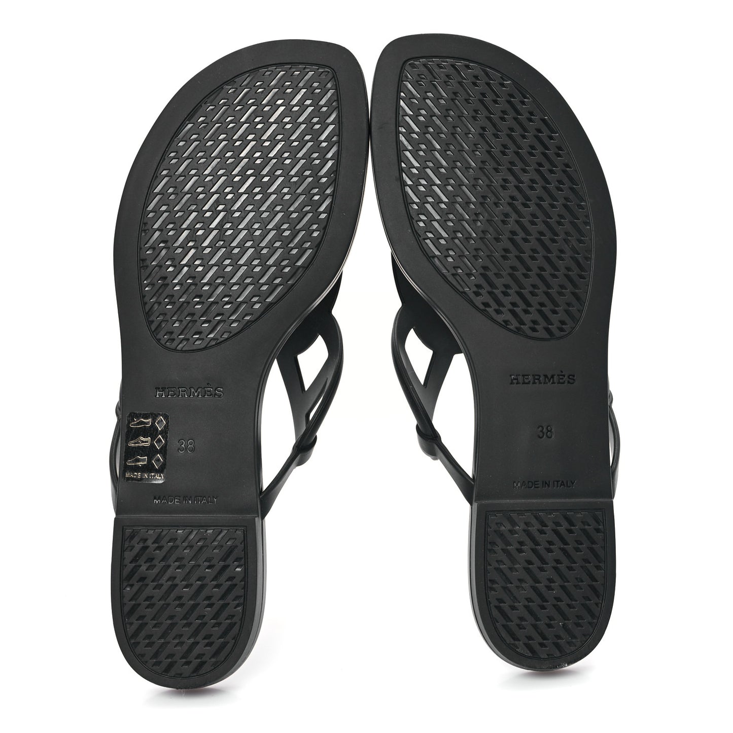 Rubber Womens Egerie Sandals 38 Black