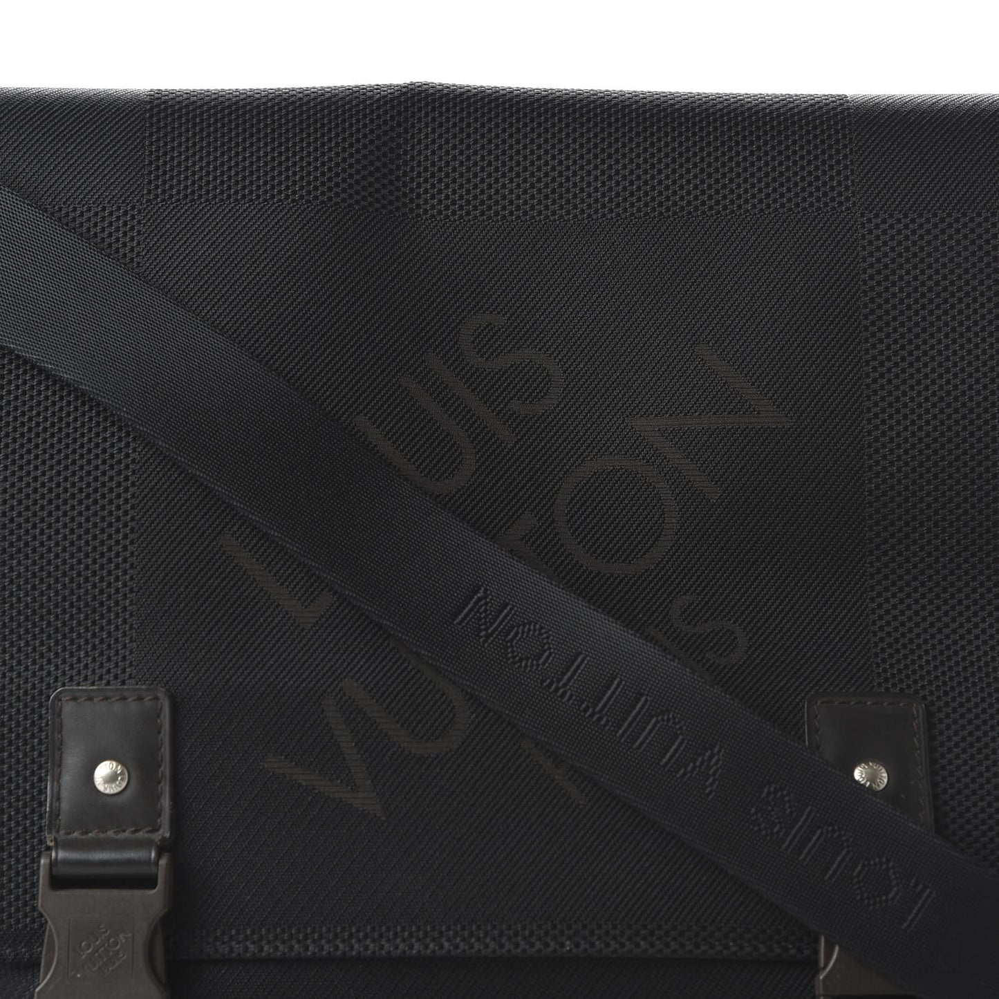Damier Geant Loup Messenger Bag Black