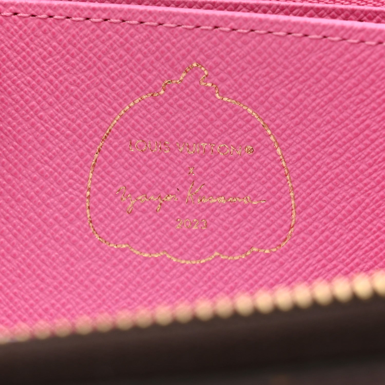 Louis Vuitton LV X YK Monogram Kusama Pumpkin Zippy Wallet 6 of 7