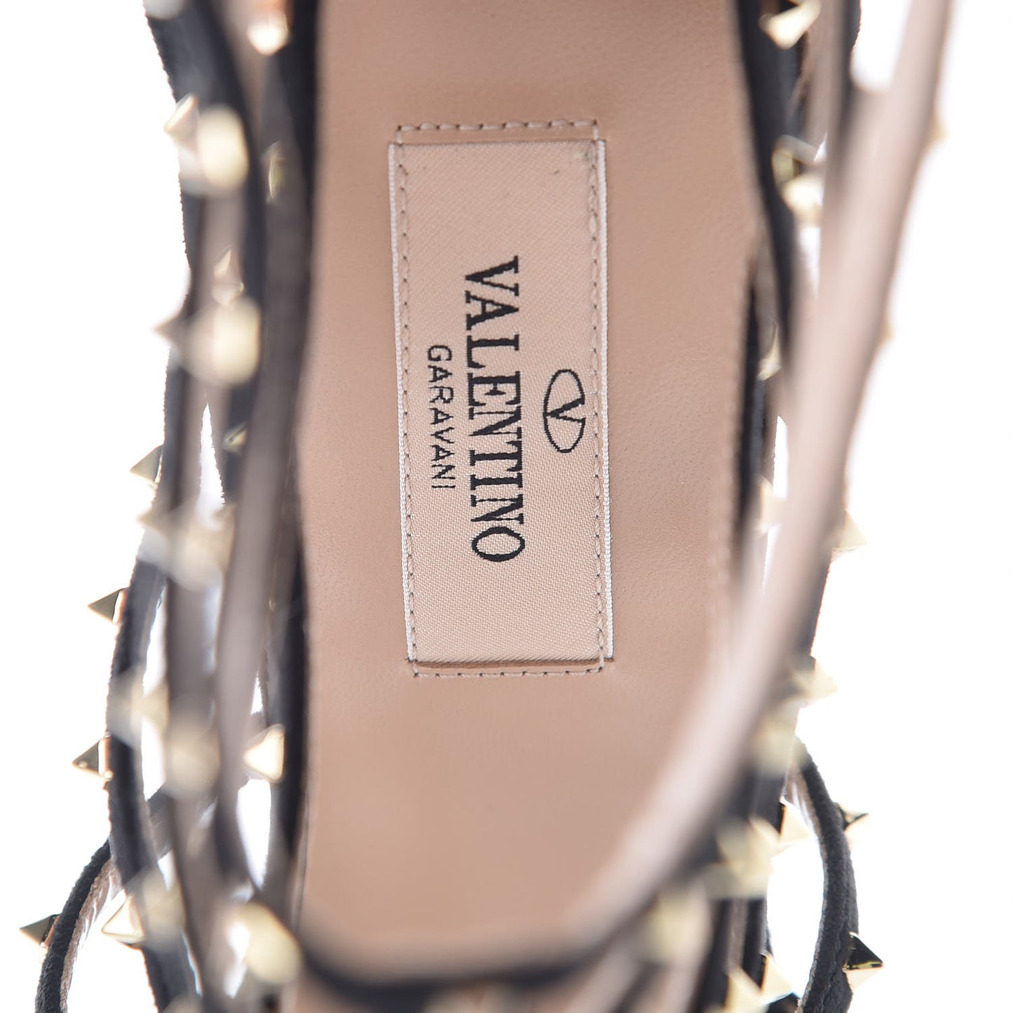Suede Lovestud Caged 105mm Sandals 39 Black