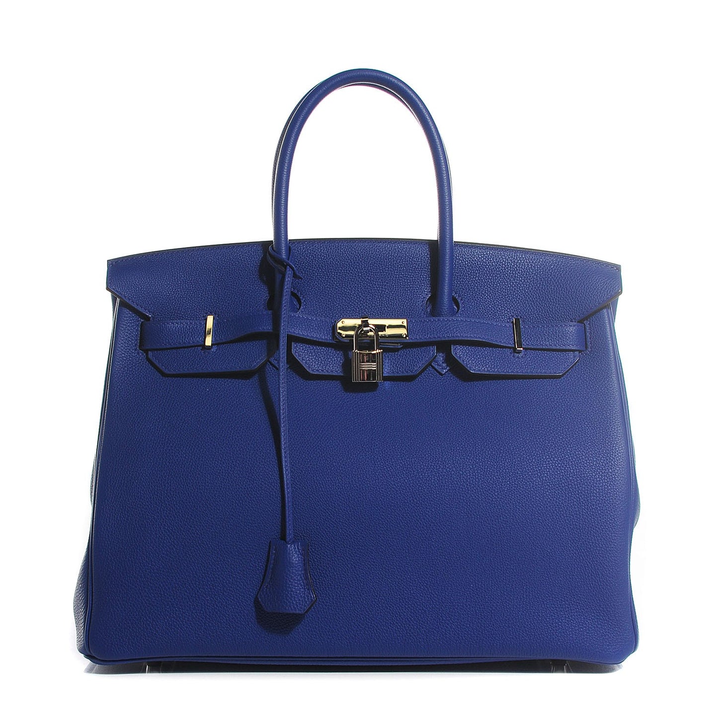 Togo Birkin 35 Bleu Electrique