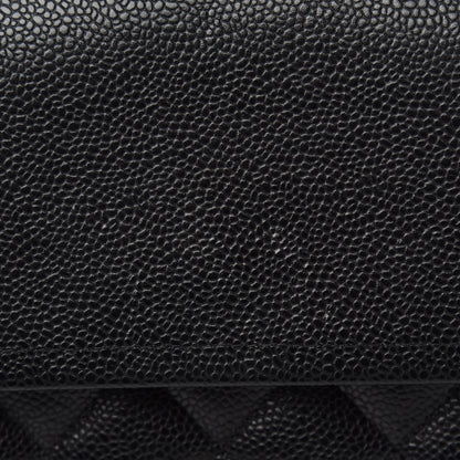 Chanel Caviar Quilted Jumbo Double Flap Black 13 of 15