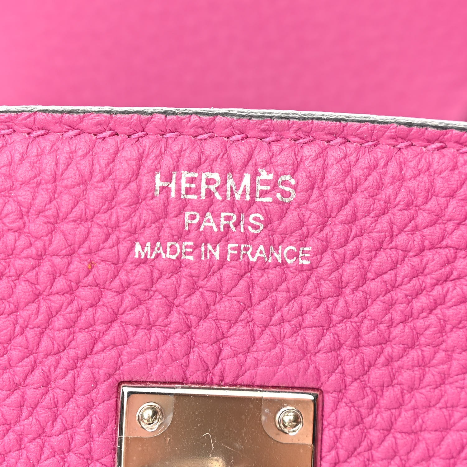 Hermes Togo Birkin 25 Rose Pourpre 6 of 16