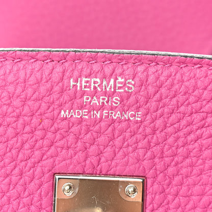 Hermes Togo Birkin 25 Rose Pourpre 6 of 16