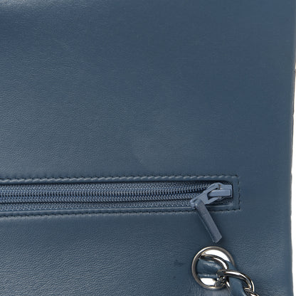 Chanel Lambskin Quilted Jumbo Double Flap Blue 7 of 12
