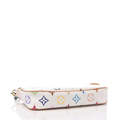 Louis Vuitton Monogram Multicolor Pochette Accessories White 3 of 8