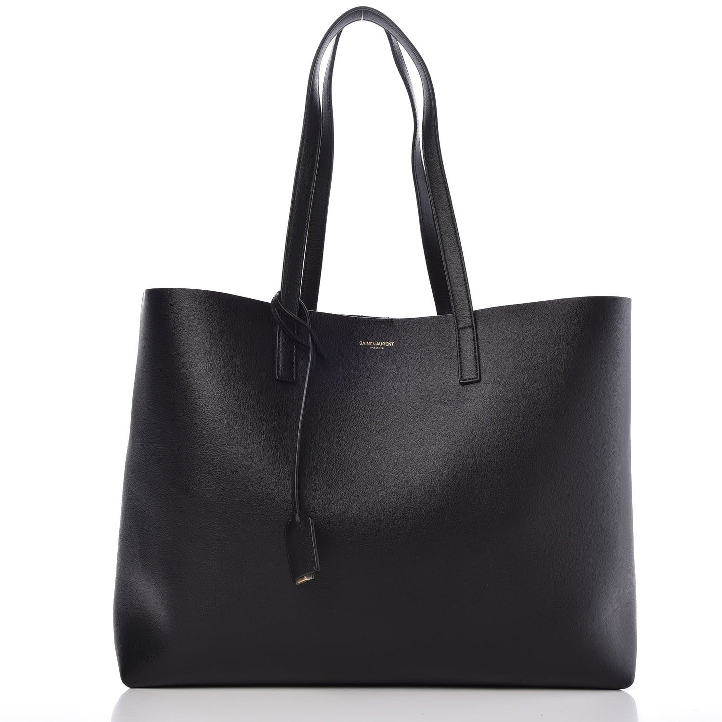 Calfskin Large Shopping Tote Black