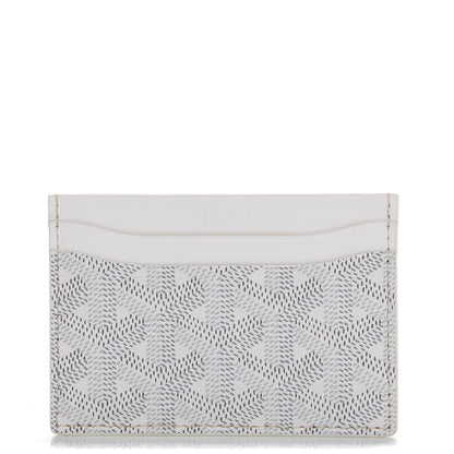 Goyard Goyardine Saint Sulpice Card Holder White 1 of 8
