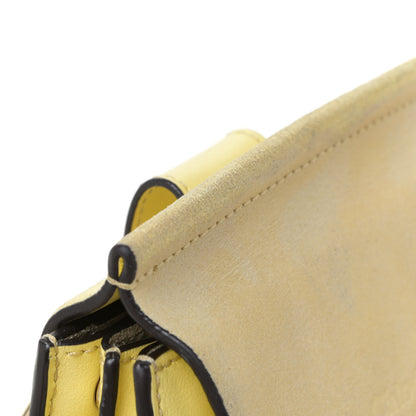 Chloe Suede Calfskin Mini Faye Bracelet Bag Lemonade 12 of 12