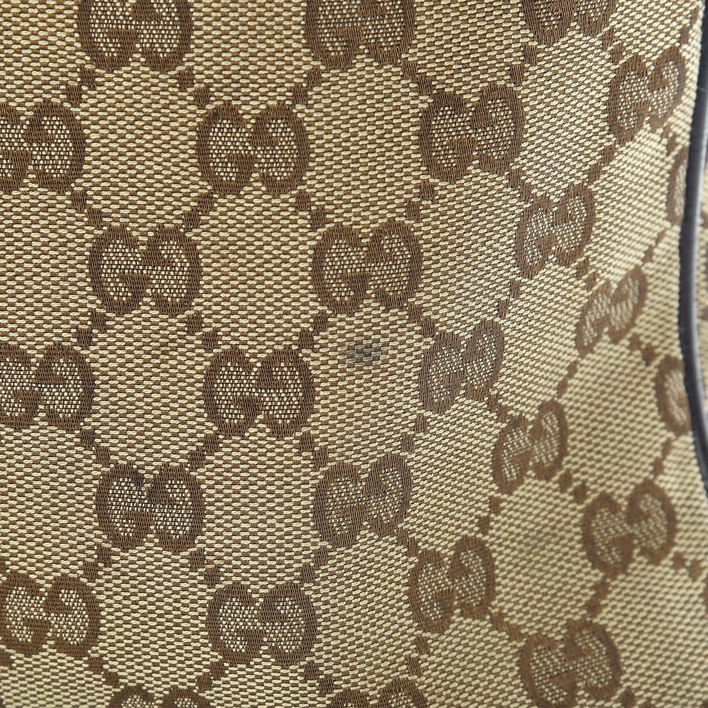 Monogram Web Small Flat Messenger Bag Brown
