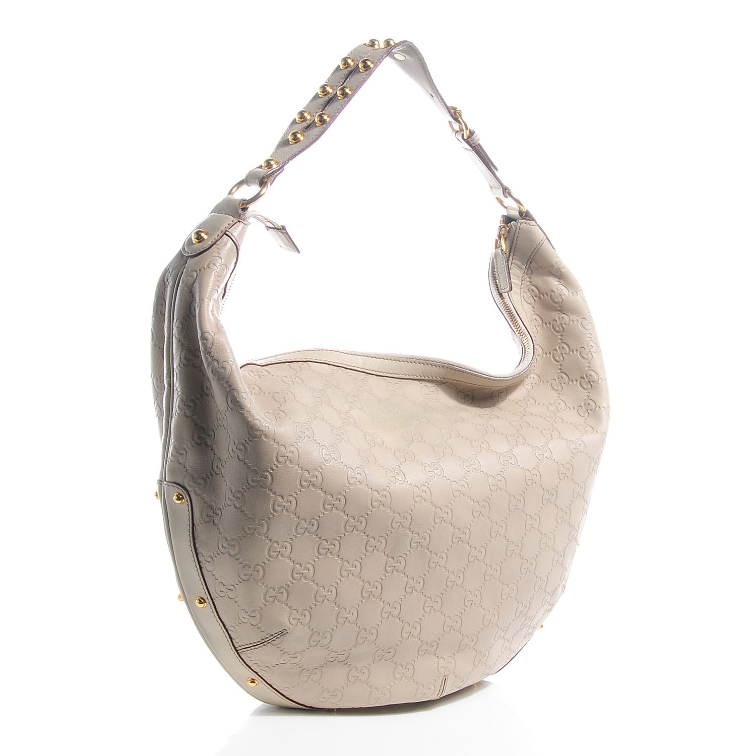 Gucci Guccissima GG Hobo Off White 3 of 8