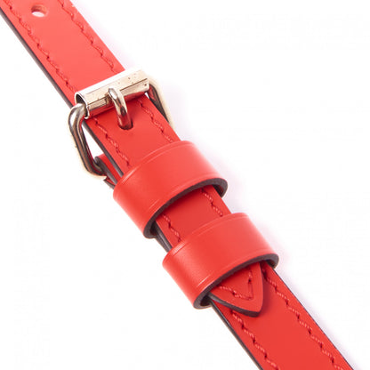 Louis Vuitton Calfskin 16mm Adjustable Shoulder Strap Coquelicot 5 of 5