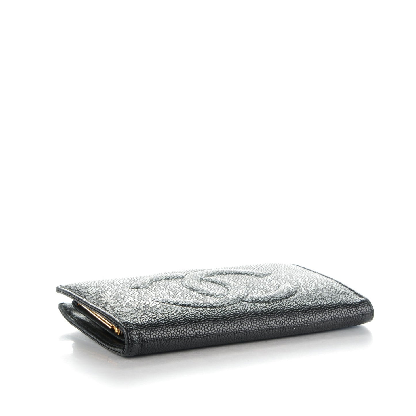 Caviar Timeless CC French Wallet Black