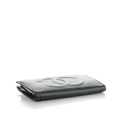 Chanel Caviar Timeless CC French Wallet Black 4 of 9