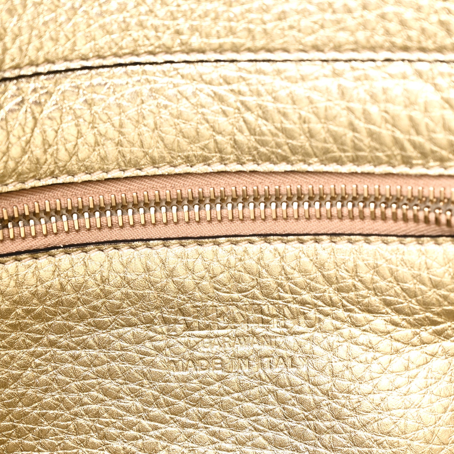 Valentino Garavani Metallic Pebbled Calfskin Small Rockstud Flip-Lock Messenger Bag Platino 6 of 9