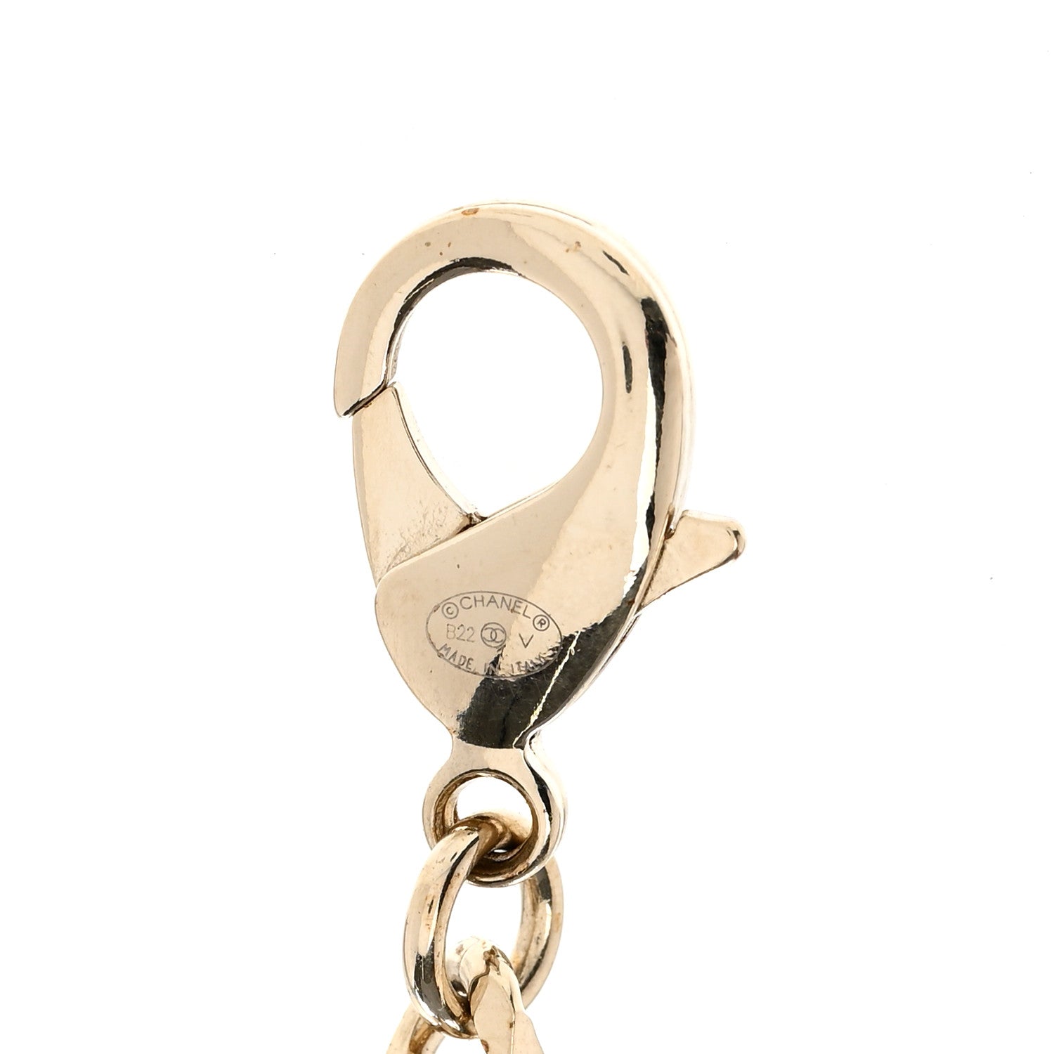 Chanel Crystal CC Chain Links Belt Gold Silver 4 of 4