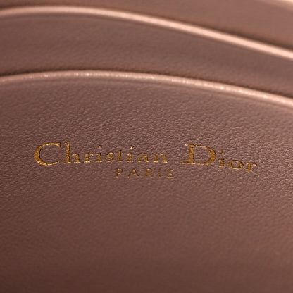 Christian Dior Calfskin Cannage Caro Zipped Pouch With Chain Fard 6 of 8