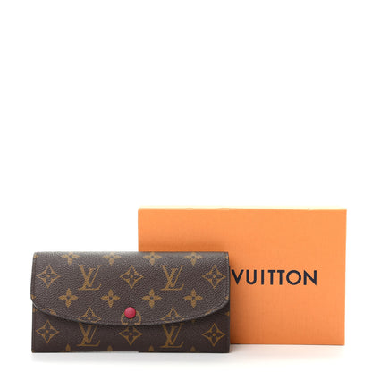 Louis Vuitton Monogram Emilie Wallet Fuchsia 8 of 8