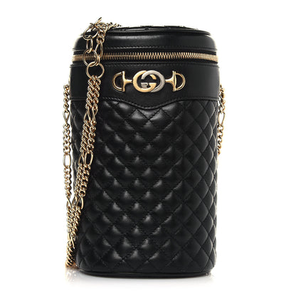 Gucci Calfskin Trapuntata Zumi Belt Bag Black 1 of 14