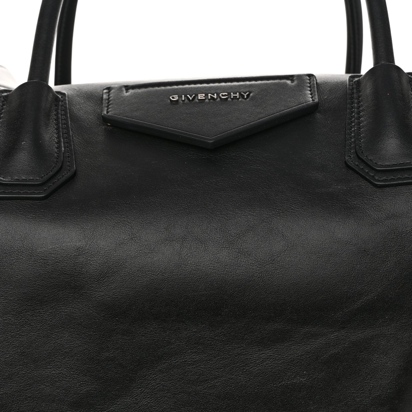 Smooth Calfskin Large Soft Antigona Black