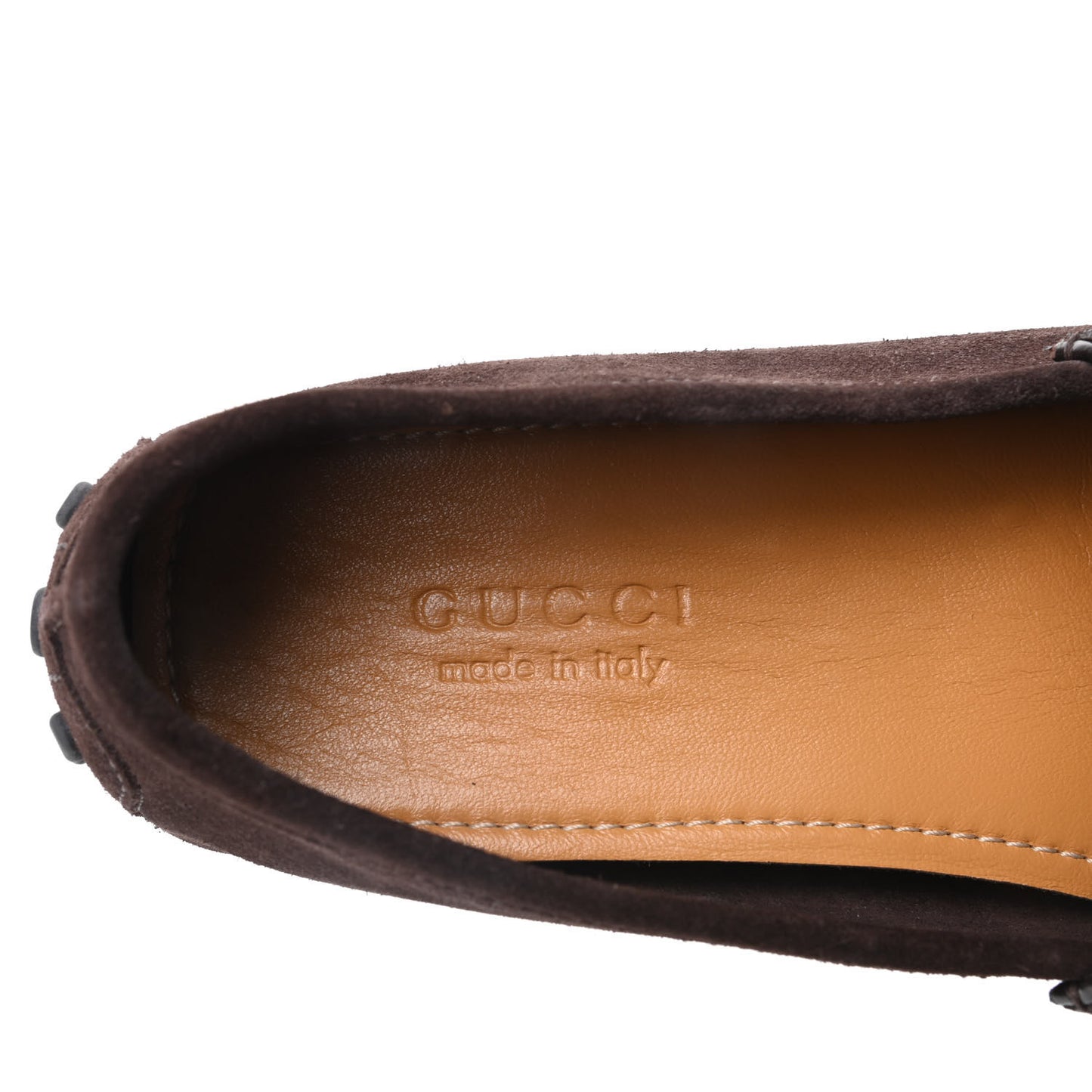 Suede Mens Horsebit Driver Loafer 9.5 Brown