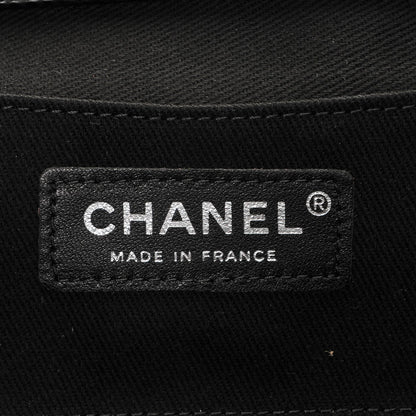 Chanel Caviar Quilted CC Large Clutch Black 6 of 7