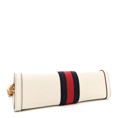 Gucci Textured Calfskin Web Small Ophidia Chain Shoulder Bag Mystic White 4 of 17