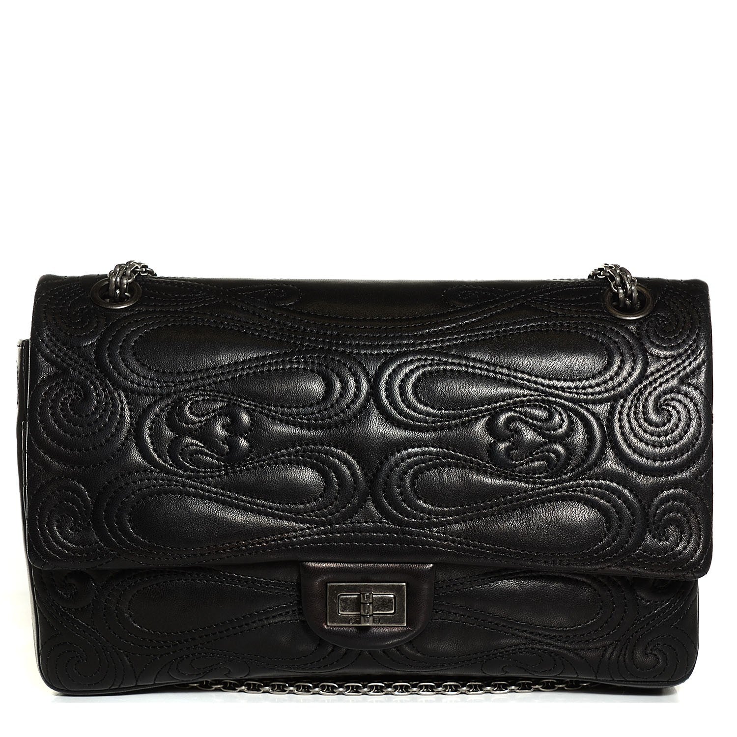 Chanel Lambskin 2.55 Reissue 226 Moscou Flap Black 1 of 9