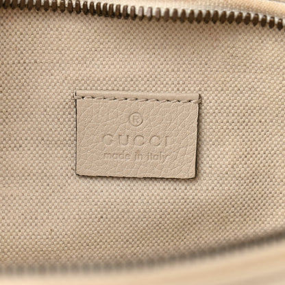 Gucci Grained Calfskin Logo Belt Bag White 6 of 10