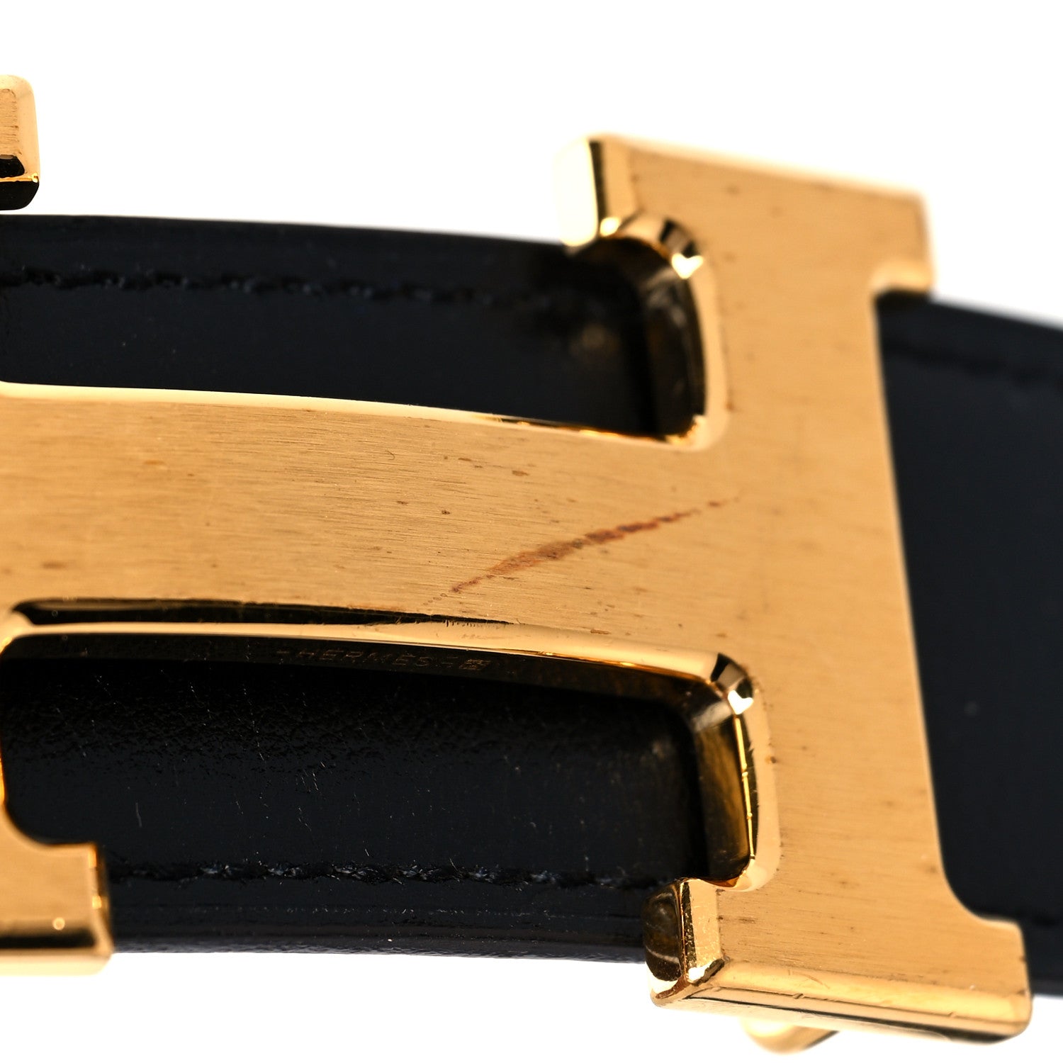 Hermes Box Togo 32mm H Belt 95 Black Etain 6 of 6