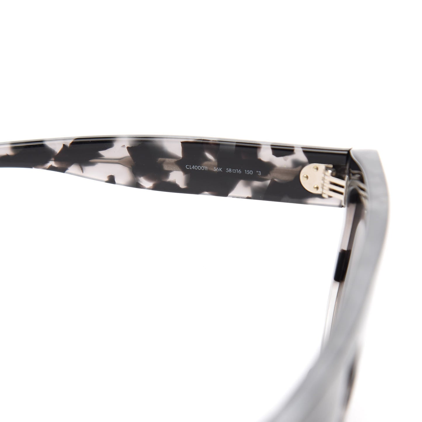 Acetate Aviator Sunglasses CL400011 Grey Black