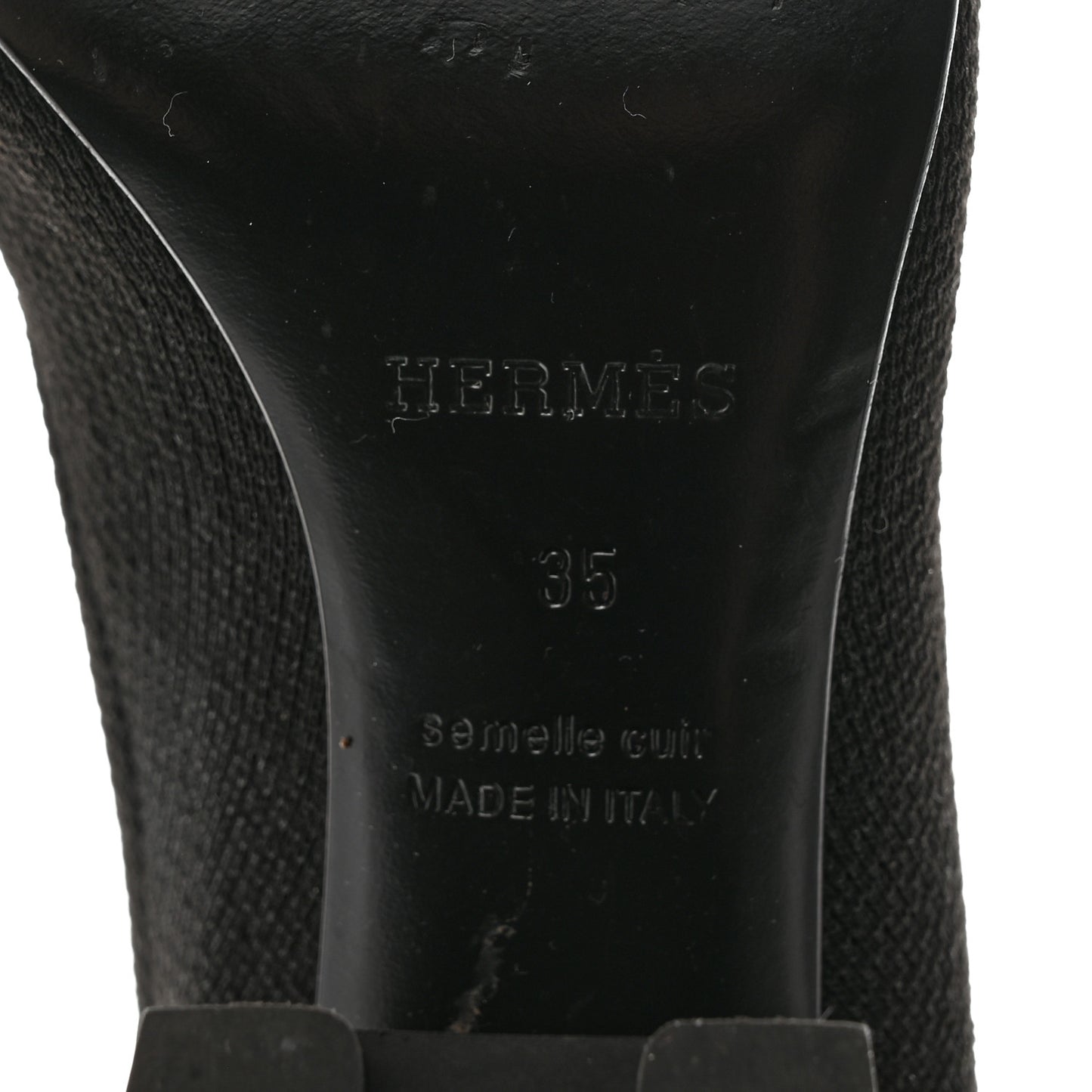 Knit Calfskin Volver 60 Ankle Boots 35 Black