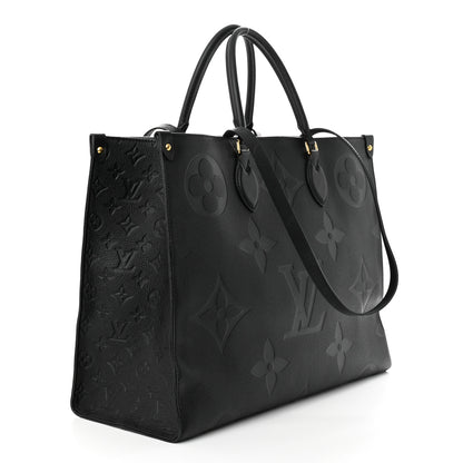 Louis Vuitton Empreinte Monogram Giant Onthego GM Black 3 of 12