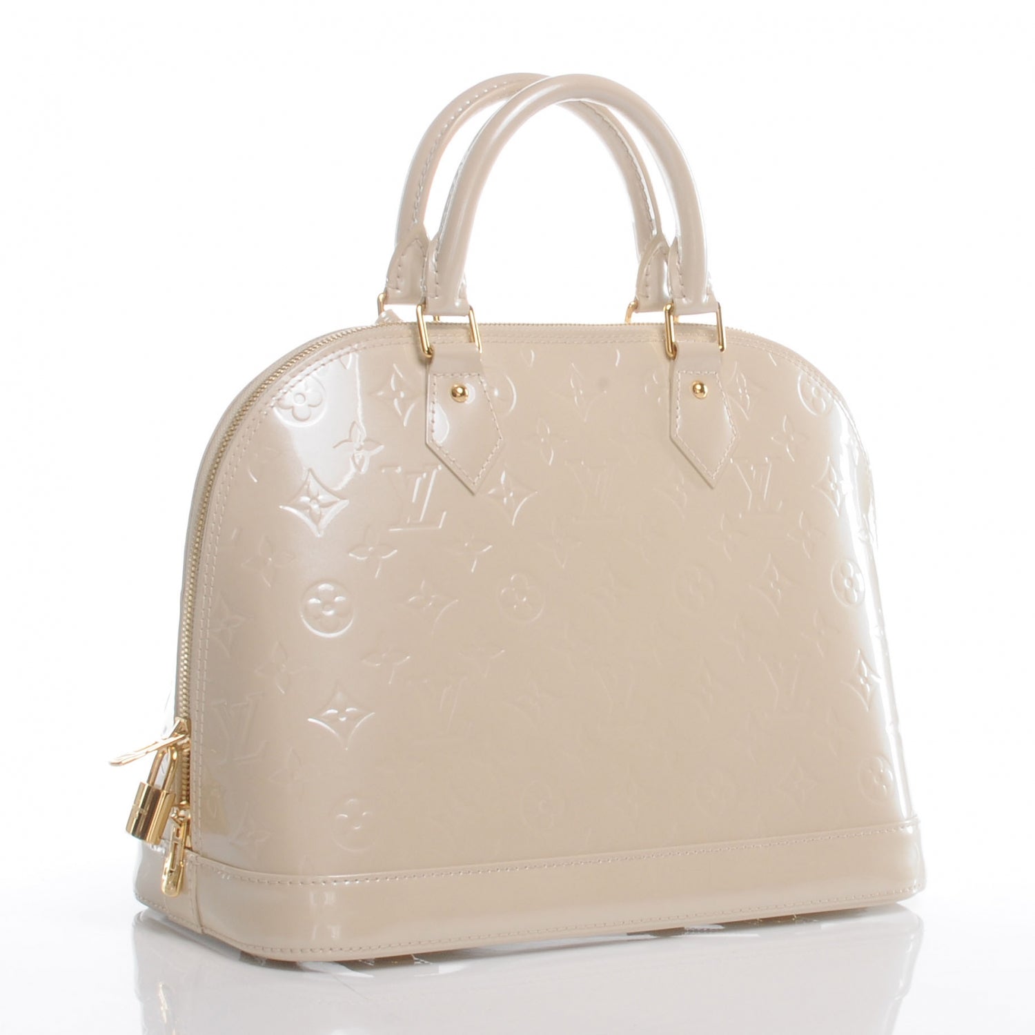 Louis Vuitton Vernis Alma PM Blanc Corail 3 of 8