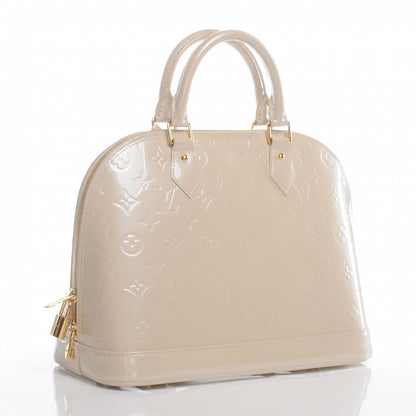 Louis Vuitton Vernis Alma PM Blanc Corail 3 of 8