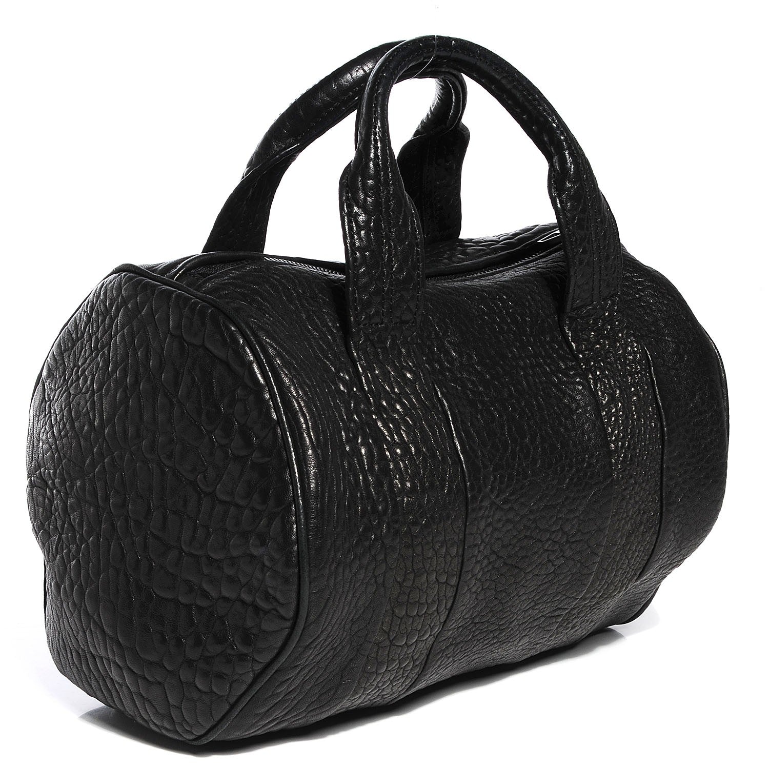 Alexander Wang Pebbled Lambskin Rocco Black Matte Black Hardware 3 of 7