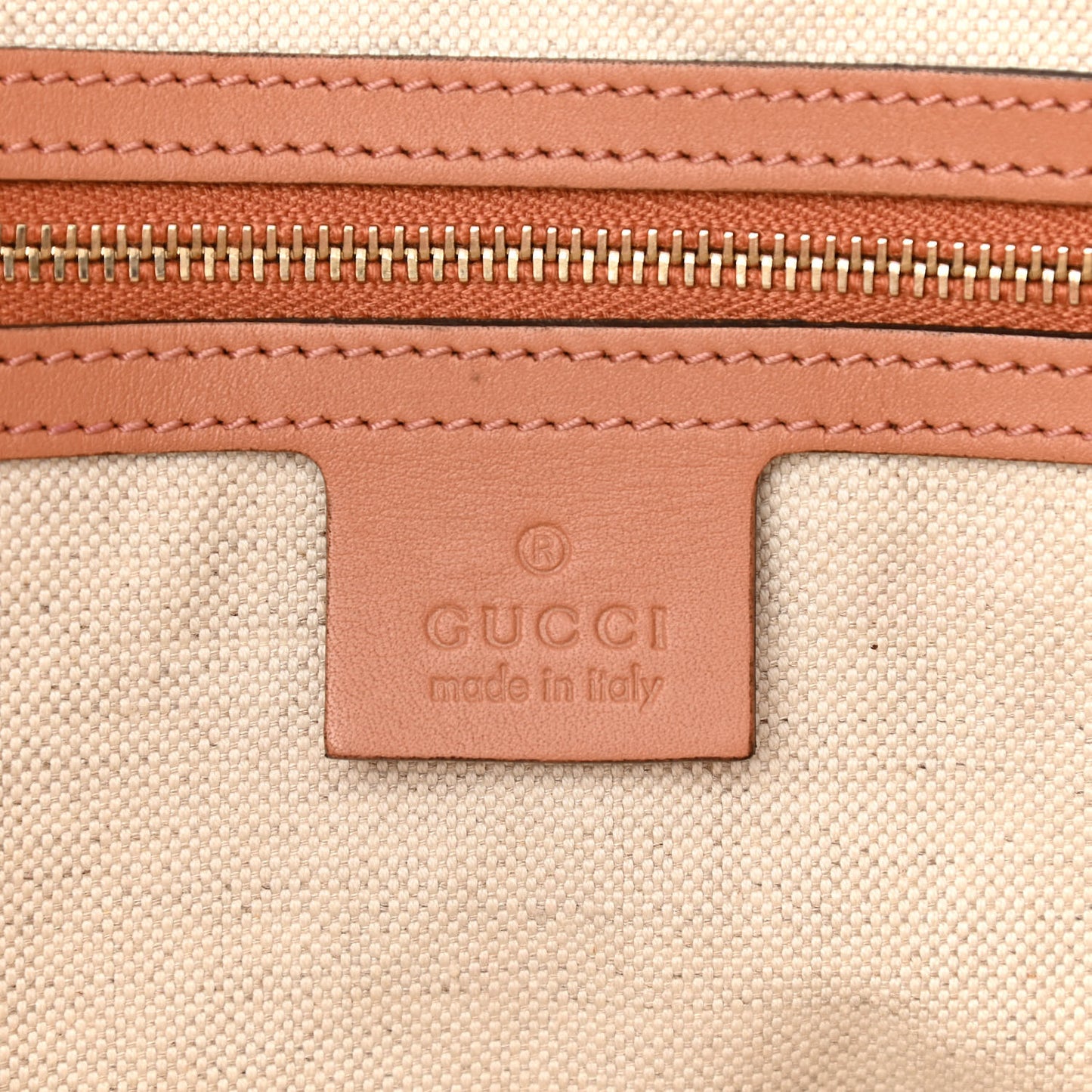 Monogram Vintage Web Medium Top Handle Bag Pink