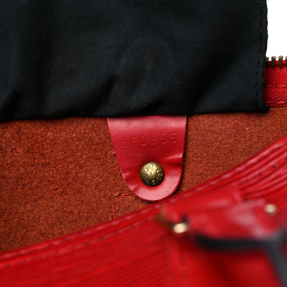 Louis Vuitton Epi Speedy 25 Castillan Red 7 of 14