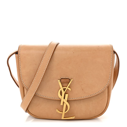 Saint Laurent Smooth Vintage Calfskin Small Kaia Satchel Brown Gold 1 of 13